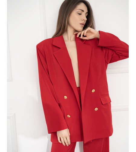 RUBY RED BLAZER