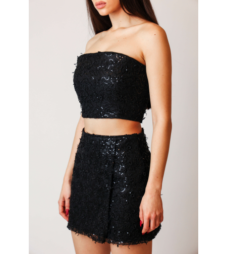 GOLDA BLACK MINISKIRT AND TOP