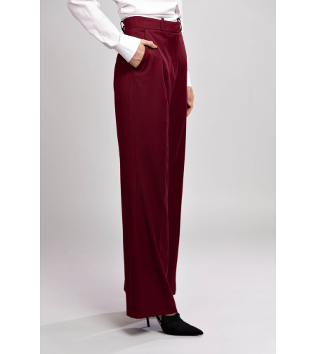 AMARA BURGUNDY TROUSERS