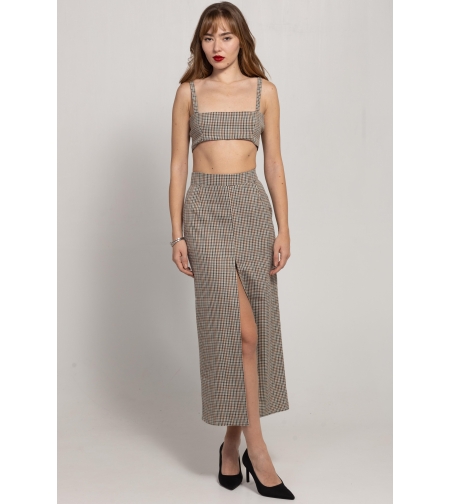 AYLA CHECKED CO-ORD SET