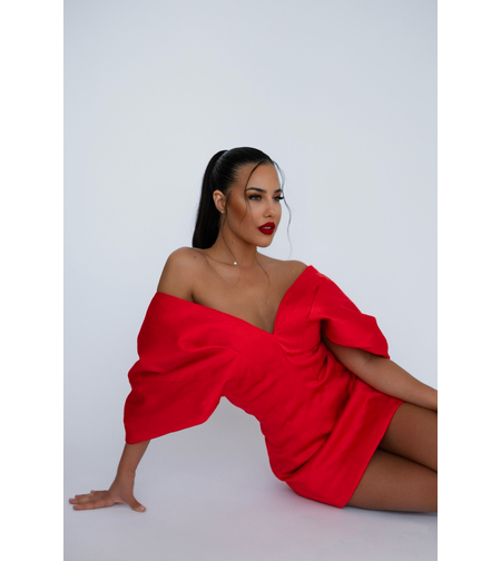 REBECCA RED DRESS