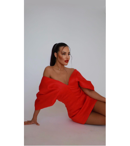 REBECCA RED DRESS