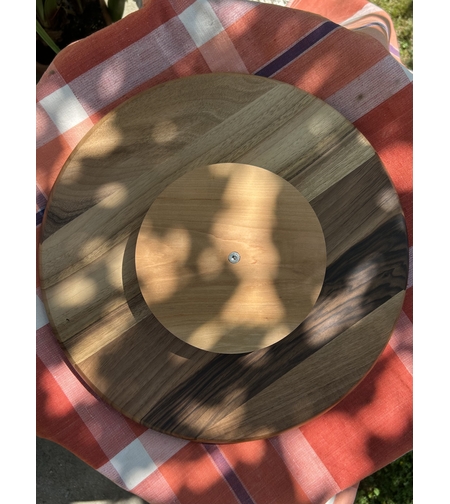 Дървено въртящо плато - малко