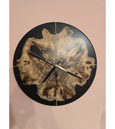 Стенен часовник дърво и смола