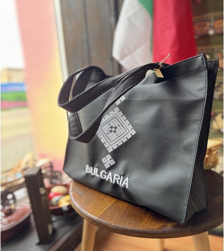 Луксозна чанта от еко кожа