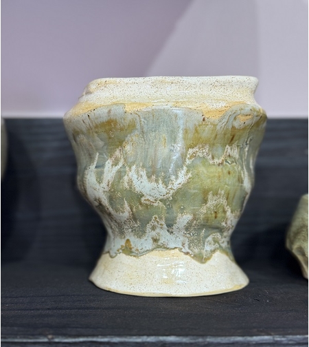 Авторска керамичен декоративен съд – Ръчна изработка от Емилия Милчева (Уникат)