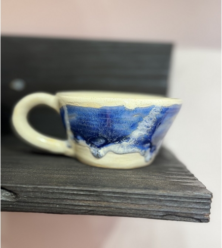 Авторска керамична чаша – Ръчна изработка от Емилия Милчева (Уникат)