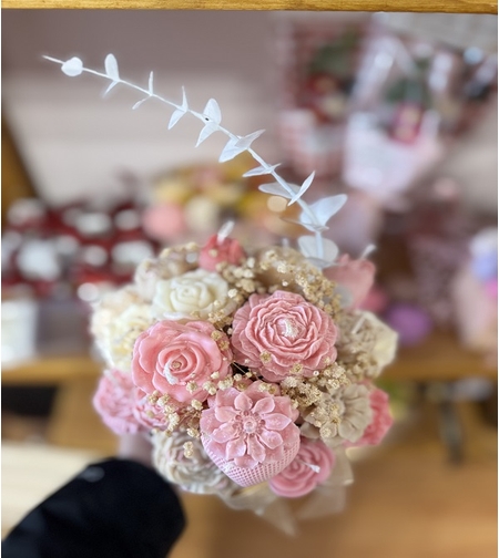 Аранжиран букет от ароматни свещи