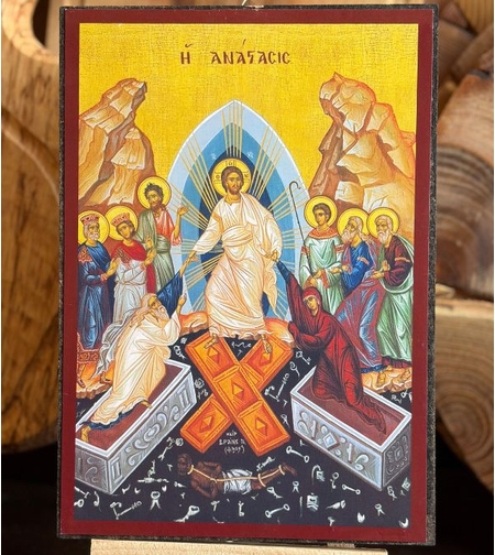 Икона Възкресение Христово (Анастасис) – символ на победата на живота