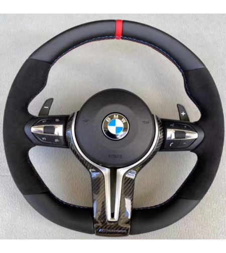 BMW M Performance спортен волан – F-Serie (2013–2018) черен алкантара