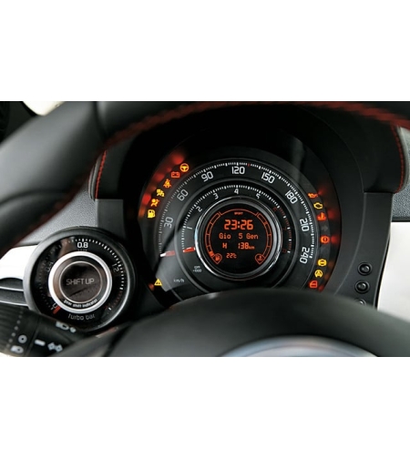 Дигитален километраж за Fiat 500 / Abarth 595 / 695 – LCD дисплей