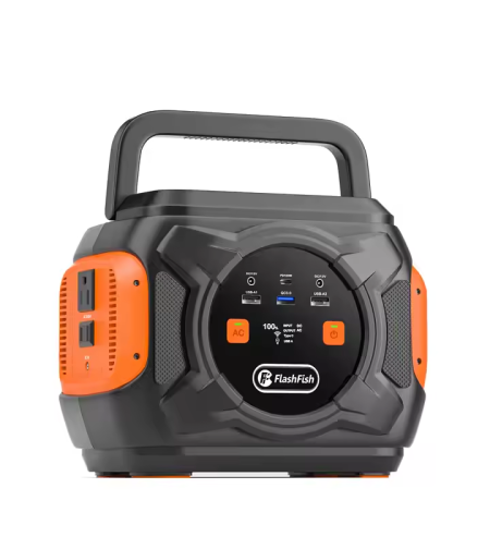 Преносима батерия A301, FlashFish, 320W,292Wh/80000 mAh, черен/оранжев