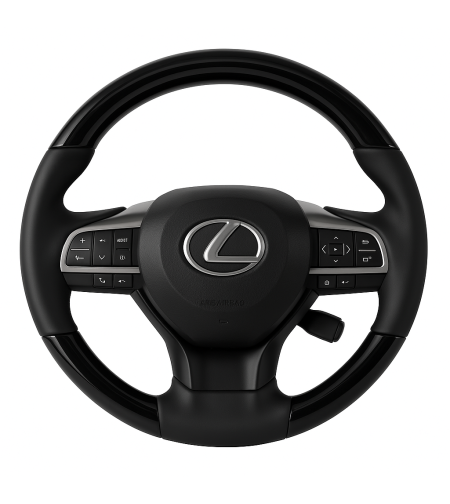 Lexus спортен волан черен пиано лак кожа RX NX ES IS UX