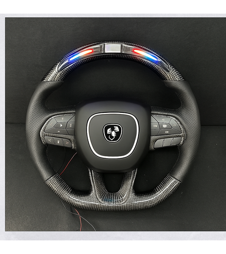 Карбонов спортен волан с LED за Dodge Charger / Challenger / Durango