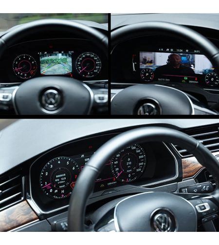 Дигитален километраж за VW Polo / Vento / Amarok (2008–2016) | 9'' LCD