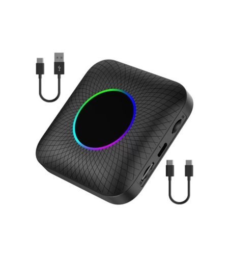 AI BOX Adapter Android 13 8GB+128GB Безжичен Carplay Android Auto