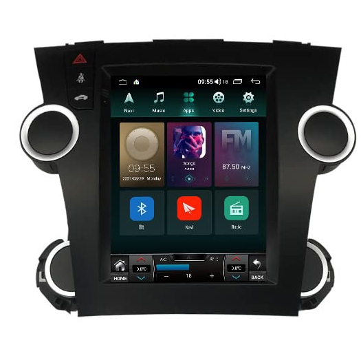 Toyota Highlander 2007 - 2013 Tesla Android Mултимедия/Навигация