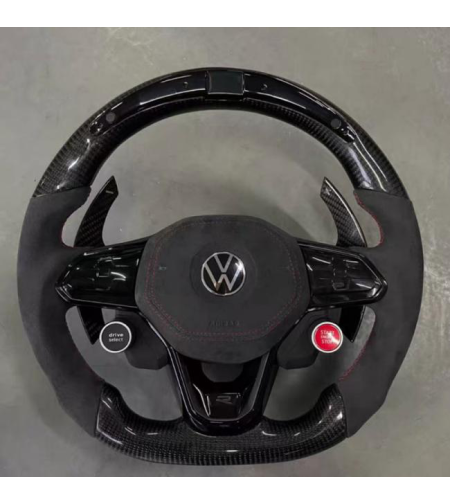 VW спортен волан карбон и алкантара с бутони Drive Select / Start-Stop