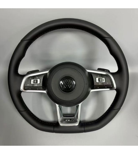 VW R Line оригинален кожен волан – стандартен дизайн