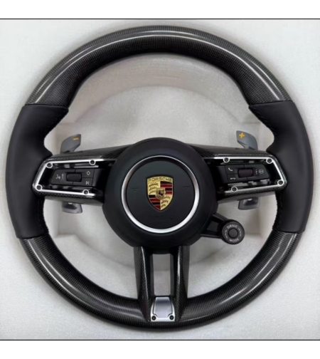 Porsche карбонов спортен волан с мултифункции и Drive Mode