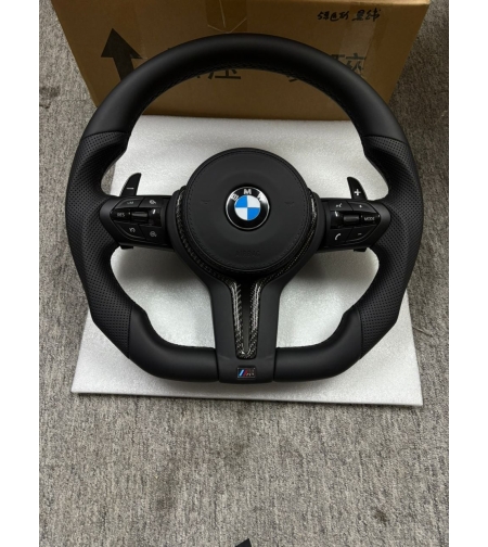 BMW M Performance волан – черна кожа и карбонов акцент – F серия