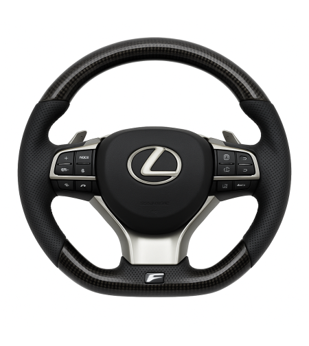 Lexus F Sport спортен волан карбон кожа IS RC GS RX NX LC