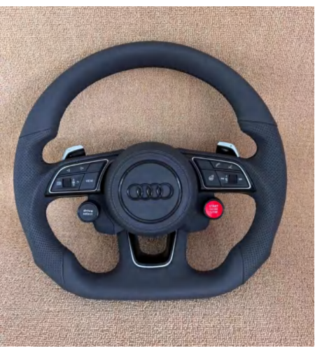 Audi RS спортен волан – A4, A5, A6, A7, Q5, Q7, Q8 (2016–2023) – кожа