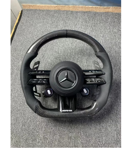 Mercedes AMG спортен волан Carbon с контролери (2019–2022)