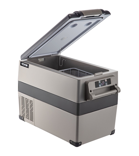 Компресорен авто хладилник VEVOR 35L / 45L – 12V/24V/220V, фризер -20°