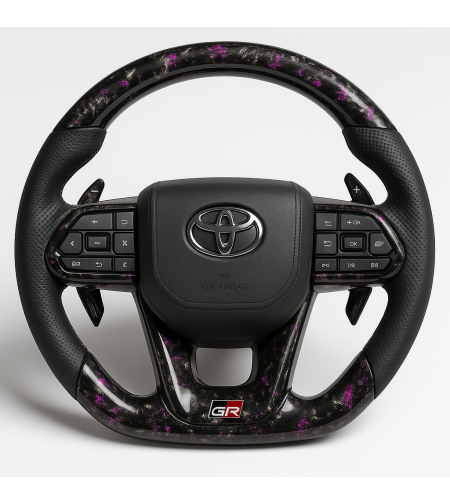 Toyota GR спортен волан forged карбон лилав дизайн Yaris Corolla