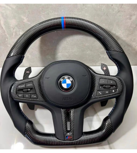 BMW M Performance спортен волан – G-Serie (2019–2024) карбон и кожа