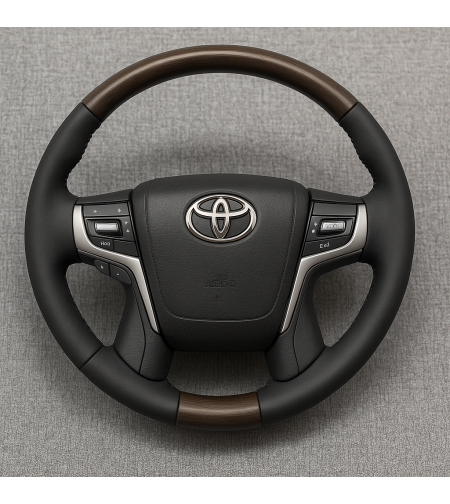 Toyota дървен спортен волан кожа Camry Avalon Highlander RAV4