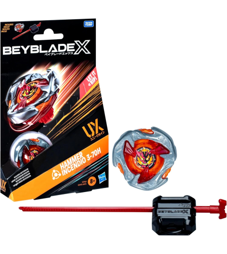 Beyblade X - Hammer Incendio 3-70H UX Стартов пакет