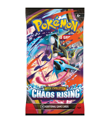 Pokemon TCG: Mega Evolution: Chaos Rising Бустер