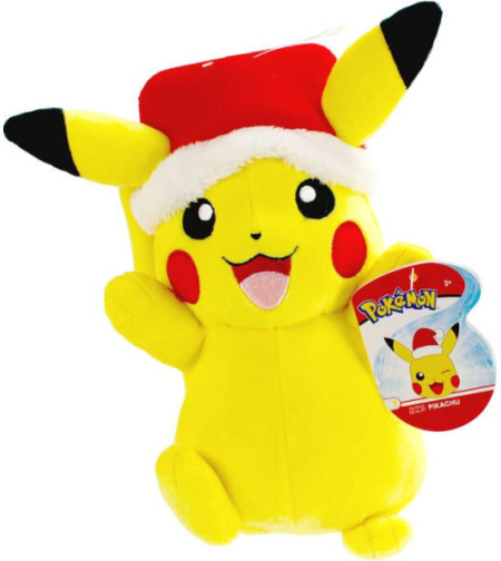 Pokemon Плюшена Играчка - Christmas Pikachu20 см.