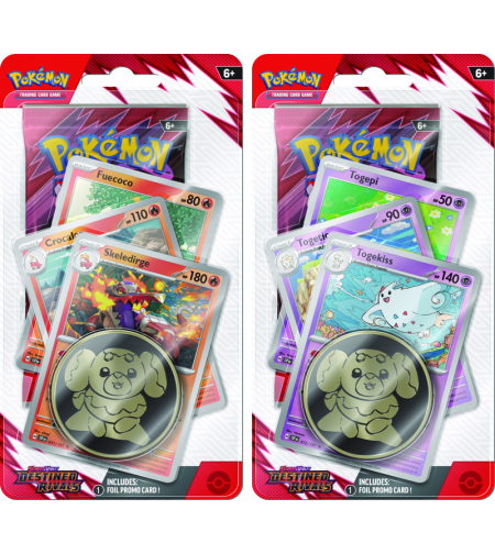 PRE-ORDER: Pokemon TCG: Scarlet & Violet 10 - Destined Rivals - Premium Checklane Blister
