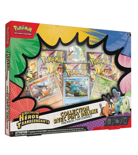 Pokemon TCG Ascended Heroes - First Partners Deluxe Pin Collection (ФРЕНСКИ ЕЗИК)