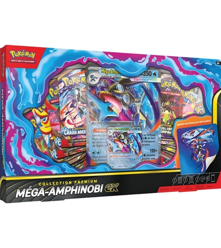 Pokemon TCG:  Mega Greninja ex Premium Collection (ФРЕНСКИ ЕЗИК)
