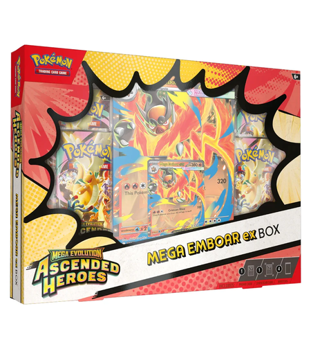 Pokemon TCG : Mega Evolution—Ascended Heroes ex Box