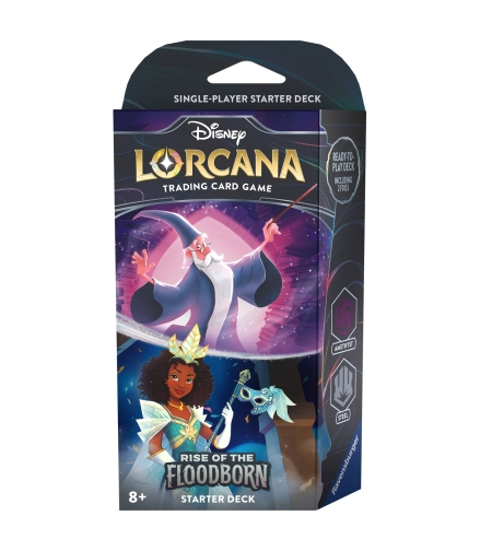 Disney Lorcana TCG: Стартово тесте за игра - Rise of the Floodborn Merlin & Tiana