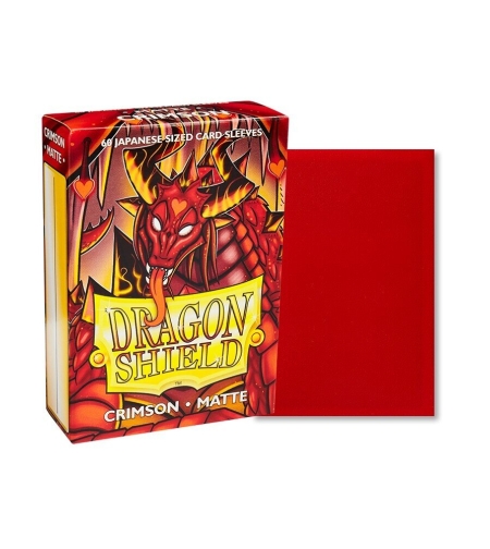 Dragon Shield матови малки протектори за карти (crimson)