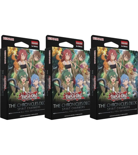 Yu-Gi-Oh! TCG The Chronicles Deck: Spirit Charmers ( 3 фойл тестета за игра)