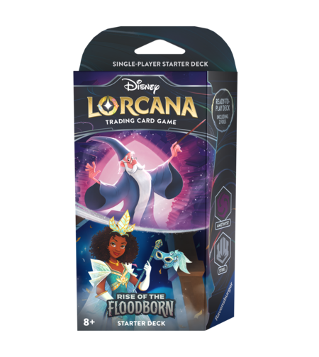 Disney Lorcana TCG: Rise of the Floodborn – Starter Deck: Merlin & Tiana