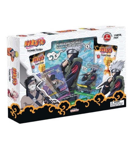 PRE-ORDER: Naruto Mythos TCG: Starter Pack – Kakashi & Zabuza (1st edition)