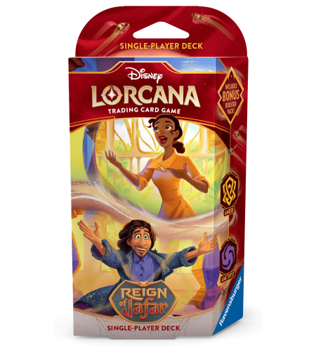PRE-ORDER: Disney Lorcana TCG: Стартово тесте за игра - Reign of Jafar  - Tiana & Bruno