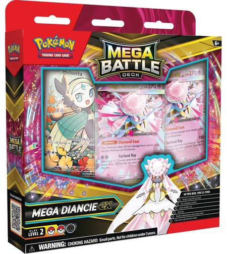 PRE-ORDER: Pokemon TCG: Mega Battle тесте за игра - Diancie Ex