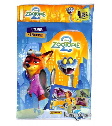 Zootopia 2 - Panini Стартов пакет (1 албум + 3 пакетчета)