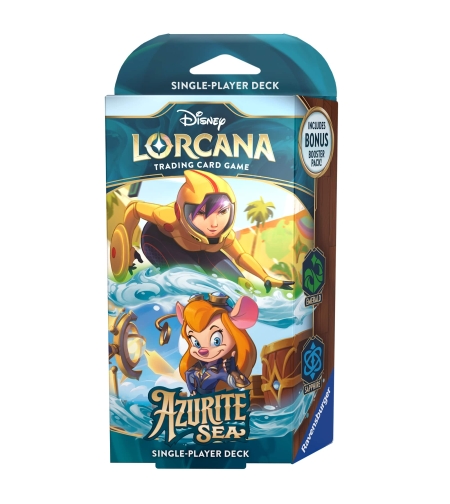 Disney Lorcana TCG: Стартово тесте за игра - Azurite Sea - Go Go Tomago & Gadget Hackwrench