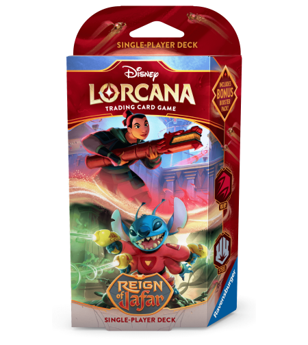PRE-ORDER: Disney Lorcana TCG: Стартово тесте за игра - Reign of Jafar  - Mulan & Stitch