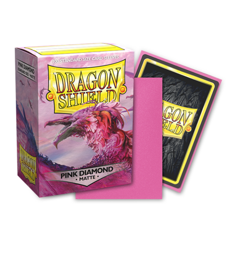 Dragon Shield - Pink Diamond Matte standard size (100 протектора)